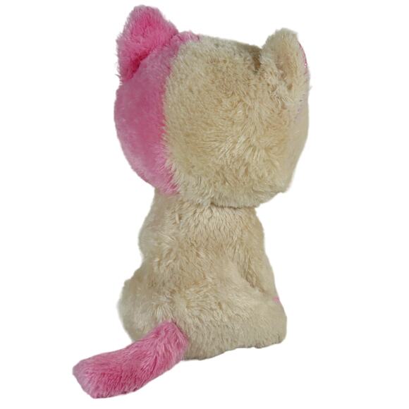 Ty Annabelle Beanie Boo Cat Plush Pink Glitter Eyes RARE Exclusive - Picture 3 of 16